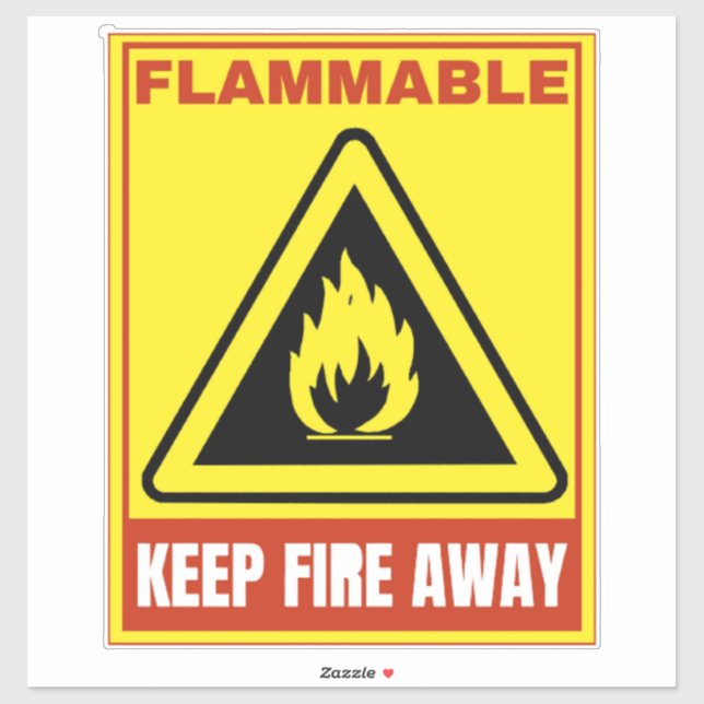 flammable hazard symbol (Sheet)