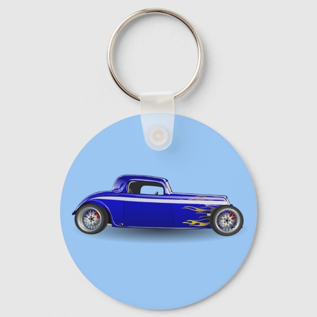 Flammable hotrod key ring (Front)