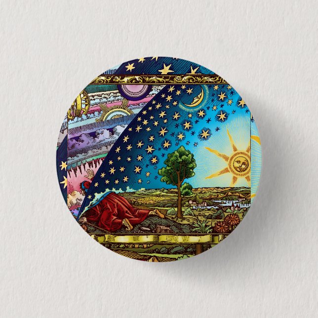 Flammarion Dome Button (Front)