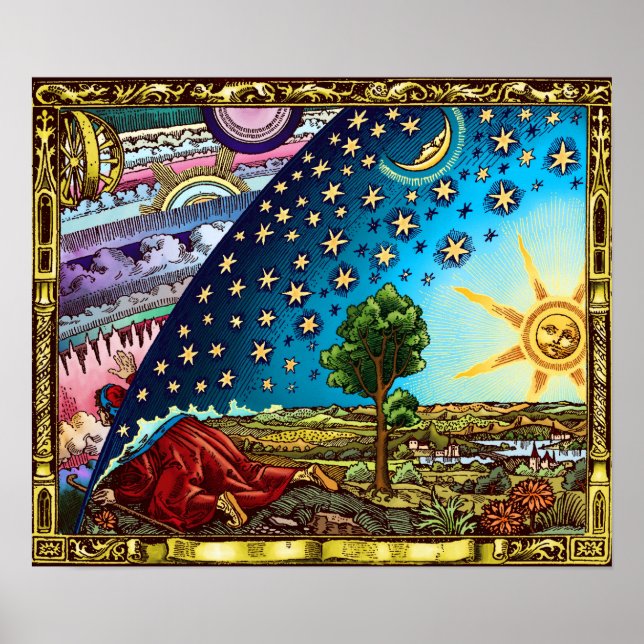 Flammarion Dome Poster - Flat Earth Dome (Front)