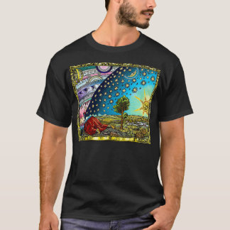 Flammarion Engraving Flat Earth T-Shirt