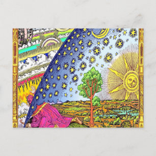 Flammarion Engraving Postcard