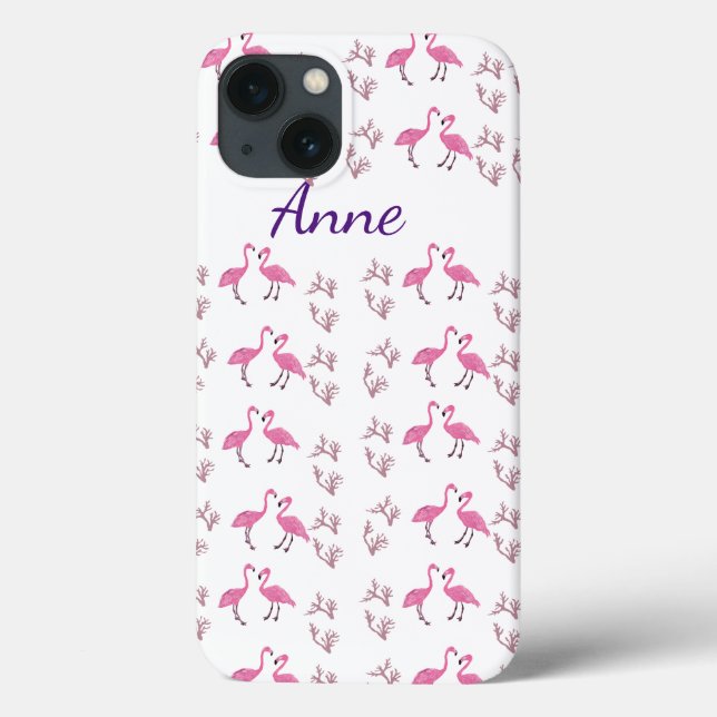 Flamngo Birds Case-Mate iPhone Case (Back)