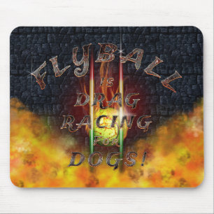 Flamz: Drag Racing for Dogs! Mouse Pad