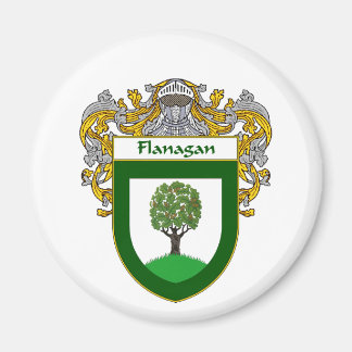 Flanagan Coat of Arms (Mantled) Magnet