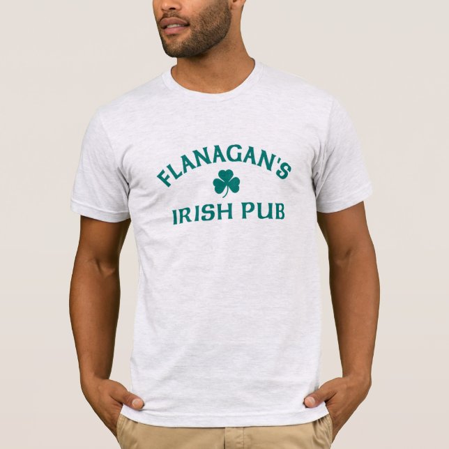 Flanagan's Irish Pub  T-Shirt (Front)