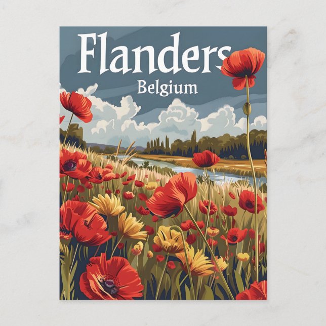 Flanders Belgium Postcard (Front)