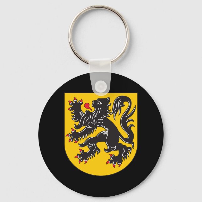 Flanders Coat Of Arms Key Ring (Front)