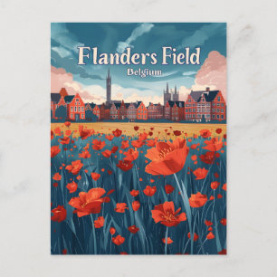 Flanders Field Belgium Postcard