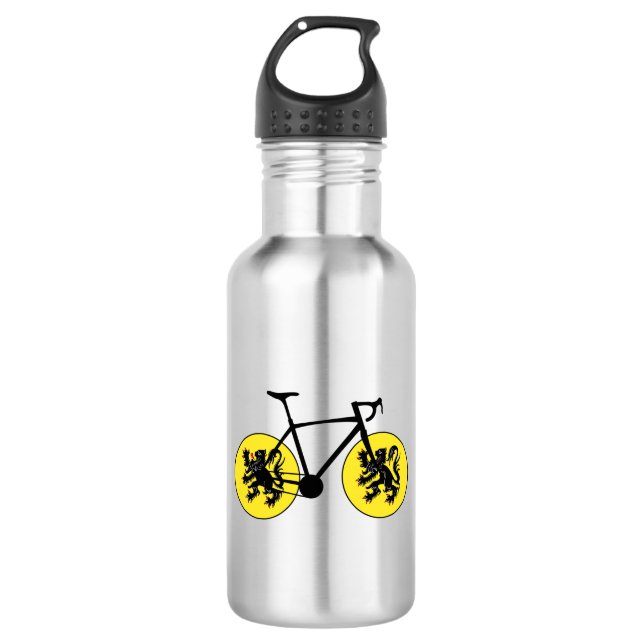 Flanders Flag Cycling 532 Ml Water Bottle (Front)