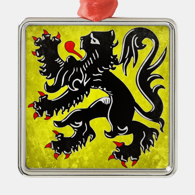 Flanders Metal Tree Decoration (Front)