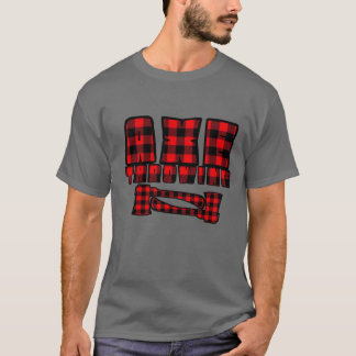 Flannel Axe Throwing T-Shirt