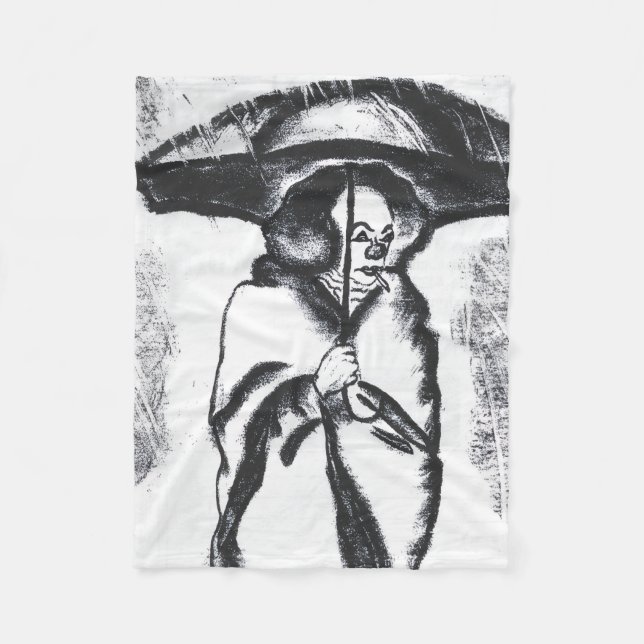 Flannel Blanket Tim Curry "IT" (Front)