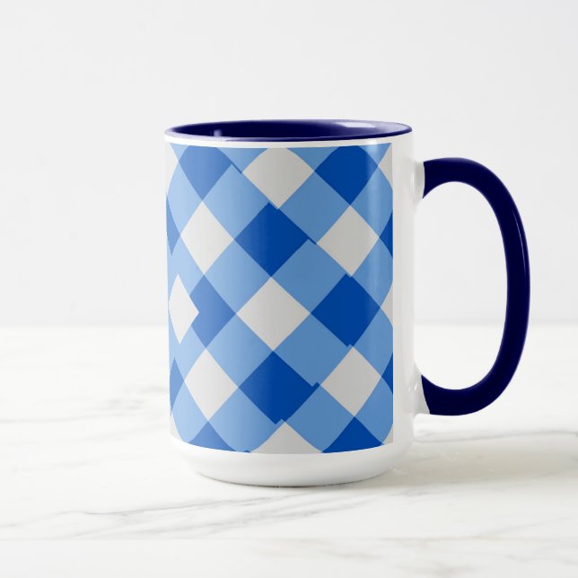 Flannel blue Mug (Right)