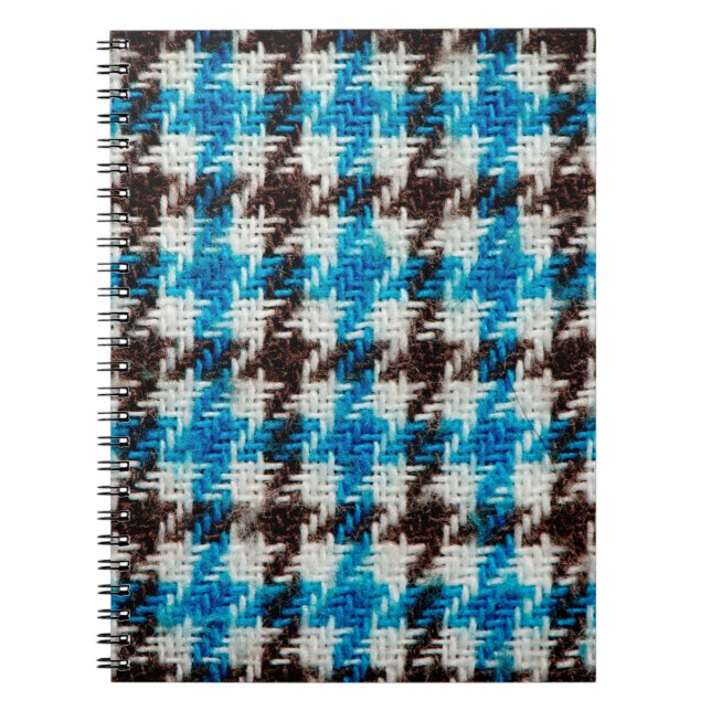 Flannel fabric texture background. notebook (Front)
