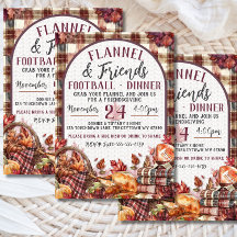 Flannel & Friends Football Friendsgiving Dinner