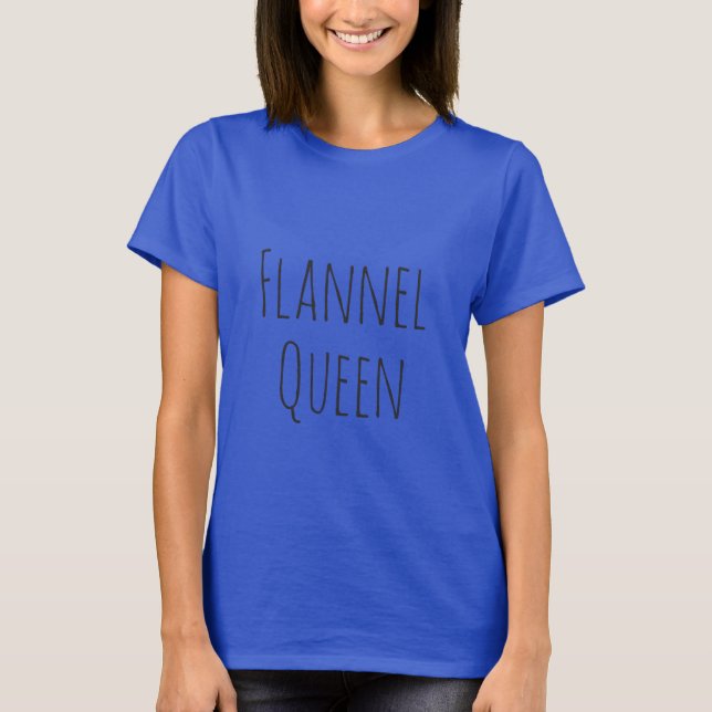 Flannel Queen Women's Tanktop Undershirt T-Shirt (Front)