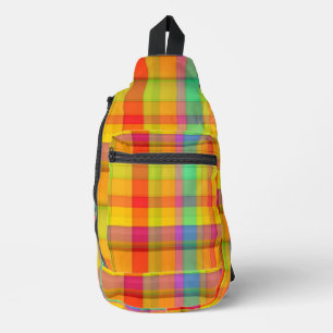 flannel sling bag