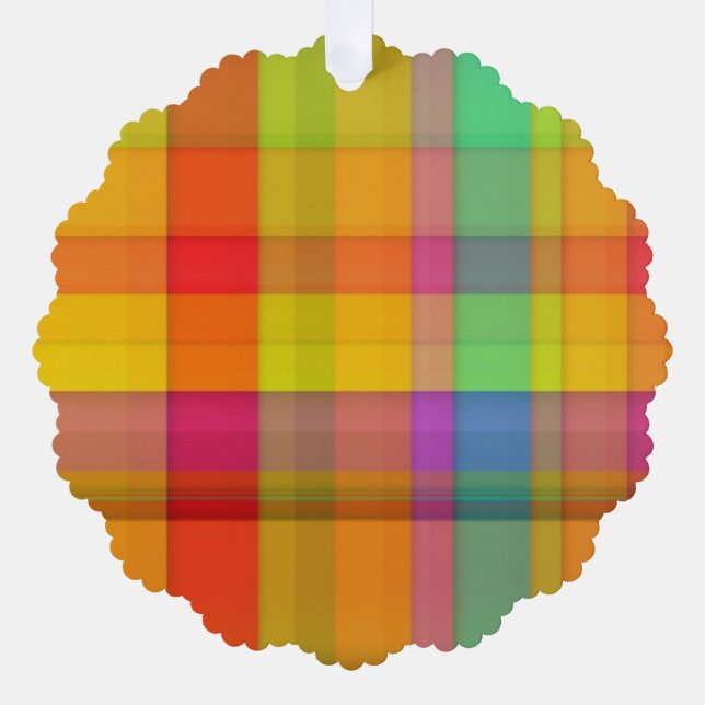 flannel  tree decoration card (Front)