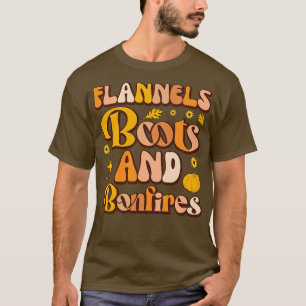 Flannels Boots and Bonfires Get Cosy This Fall T-Shirt