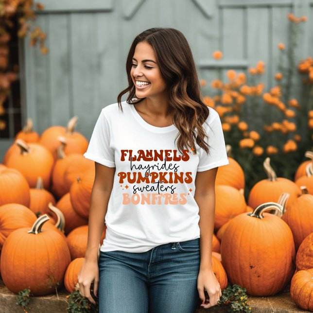 Flannels Hayrides Pumpkins Sweaters Bonfires Fall (Creator Uploaded)