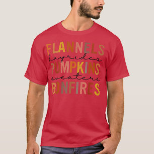 Flannels Hayrides Pumpkins Vintage Sweaters Bonfir