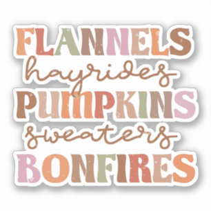 Flannels Pumpkins Bonfires
