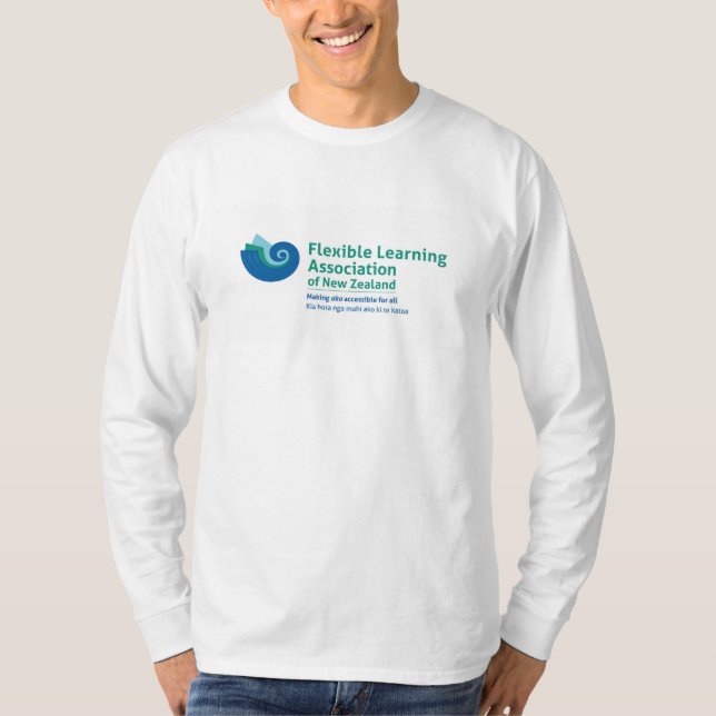FLANZ Basic Long Sleeve T-Shirt in Colour (Front)