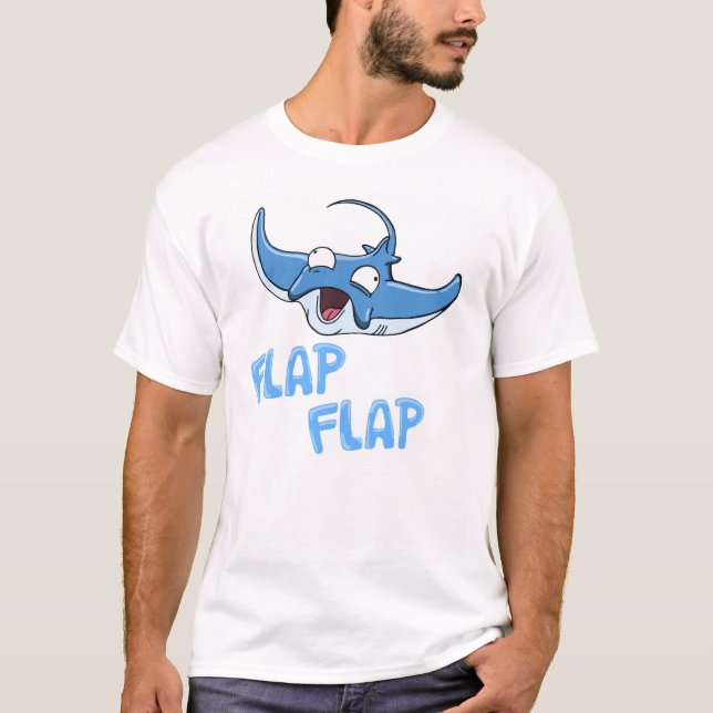 Flap Flap Manta Ray Tee (Front)