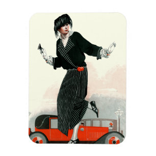 Flapper and Roadster Magnet