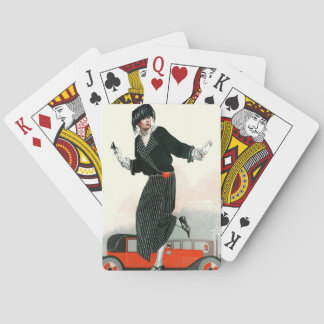 Flapper and Roadster Playing Cards