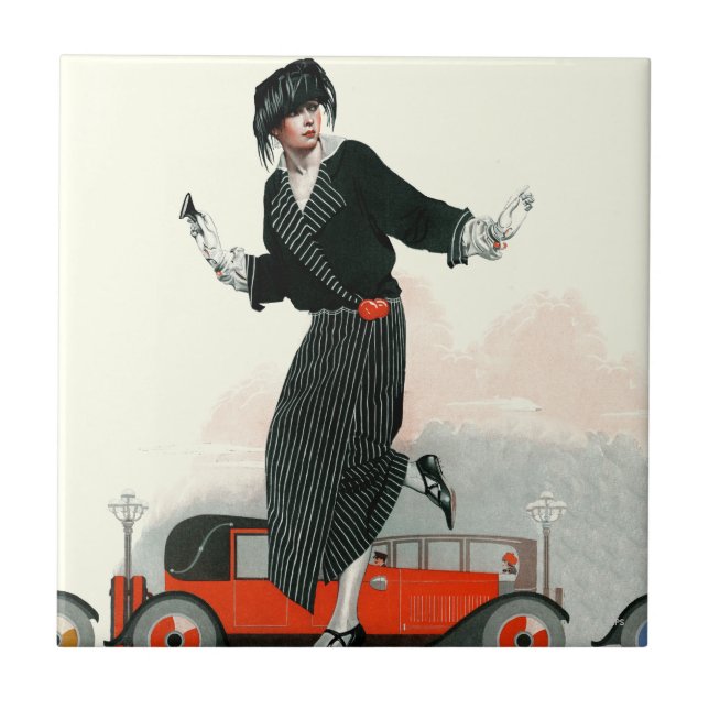 Flapper and Roadster Tile (Front)
