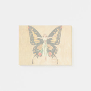 Flapper Butterfly Leyendecker Woman Illustration Post-it Notes