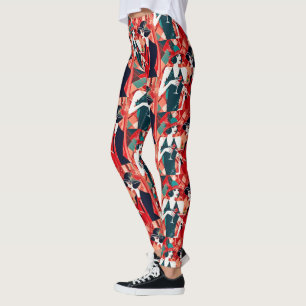Flapper Christmas Party Leggings