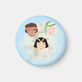 Flapper girls roaring twenties magnet