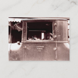 Flapper in a Tin Lizzie Roaring Twenties Business Card