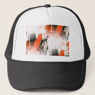 flapper polkadots trucker hat