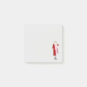 Flapper vintage fashion lady roaring twenties post-it notes