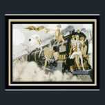 "Flappers Take The Train" Art Deco Print 16 x 20<br><div class="desc">Unique Print "Flappers Take The Train" 16 x 20</div>