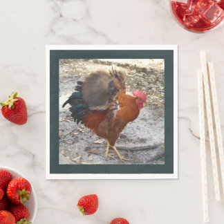 Flapping Rooster Napkins