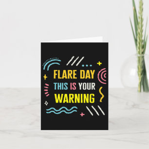 Flare Day Complex Regional Pain Syndrome Awareness Card