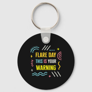 Flare Day Complex Regional Pain Syndrome Awareness Key Ring