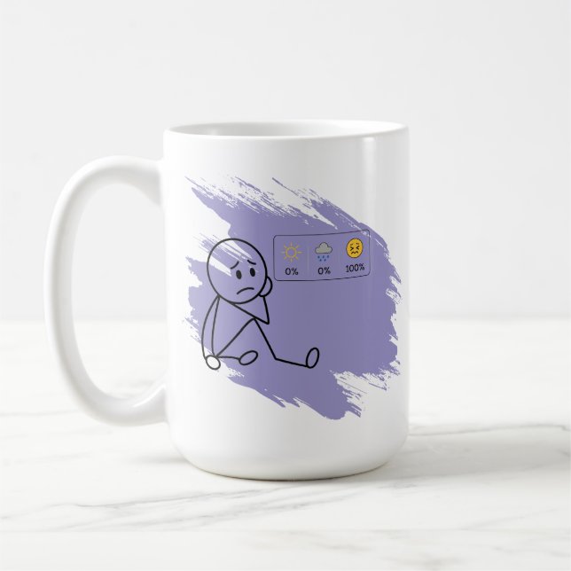 Flare Day Nope Humour Custom Condition Coffee Mug (Left)