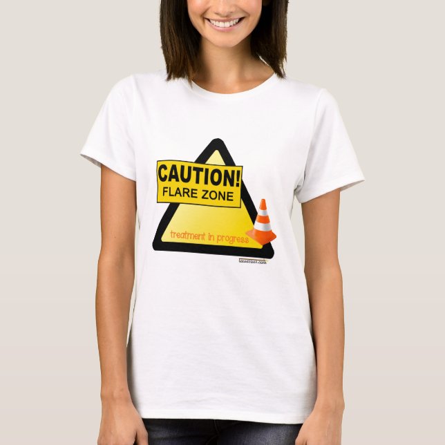 Flare zone orange cone t-shirt (Front)
