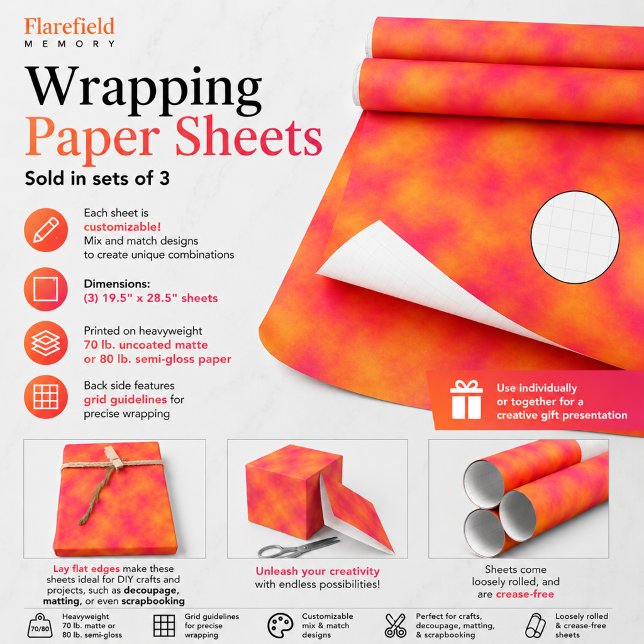 Flarefield Memory Wrapping Paper Sheet (Creator Uploaded)