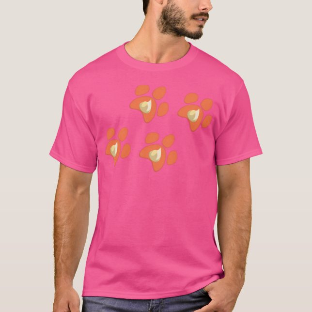 Flareon Pawprints T-Shirt (Front)