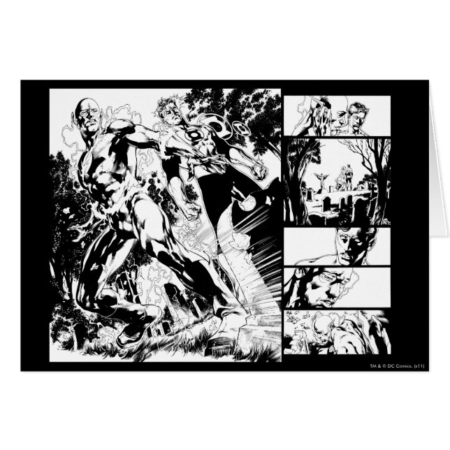 Flash and Green Lantern Panel 2 (Front Horizontal)