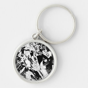 Flash and Green Lantern Panel 2 Key Ring