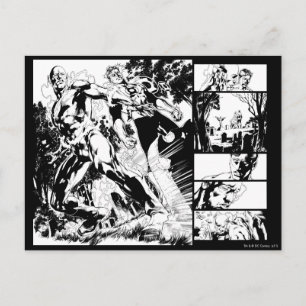 Flash and Green Lantern Panel 2 Postcard