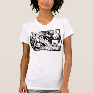 Flash and Green Lantern Panel 2 T-Shirt